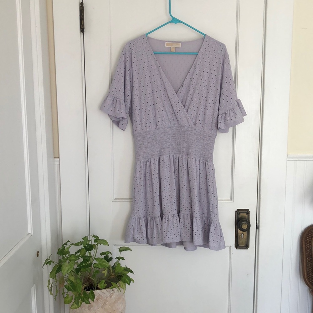 Purple prairie short dress